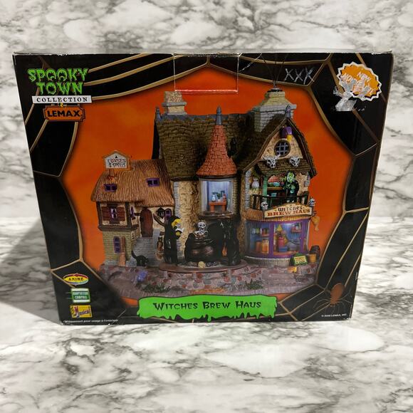 LEMAX Spooky Town Witches Brew Haus - Picture 11 of 11